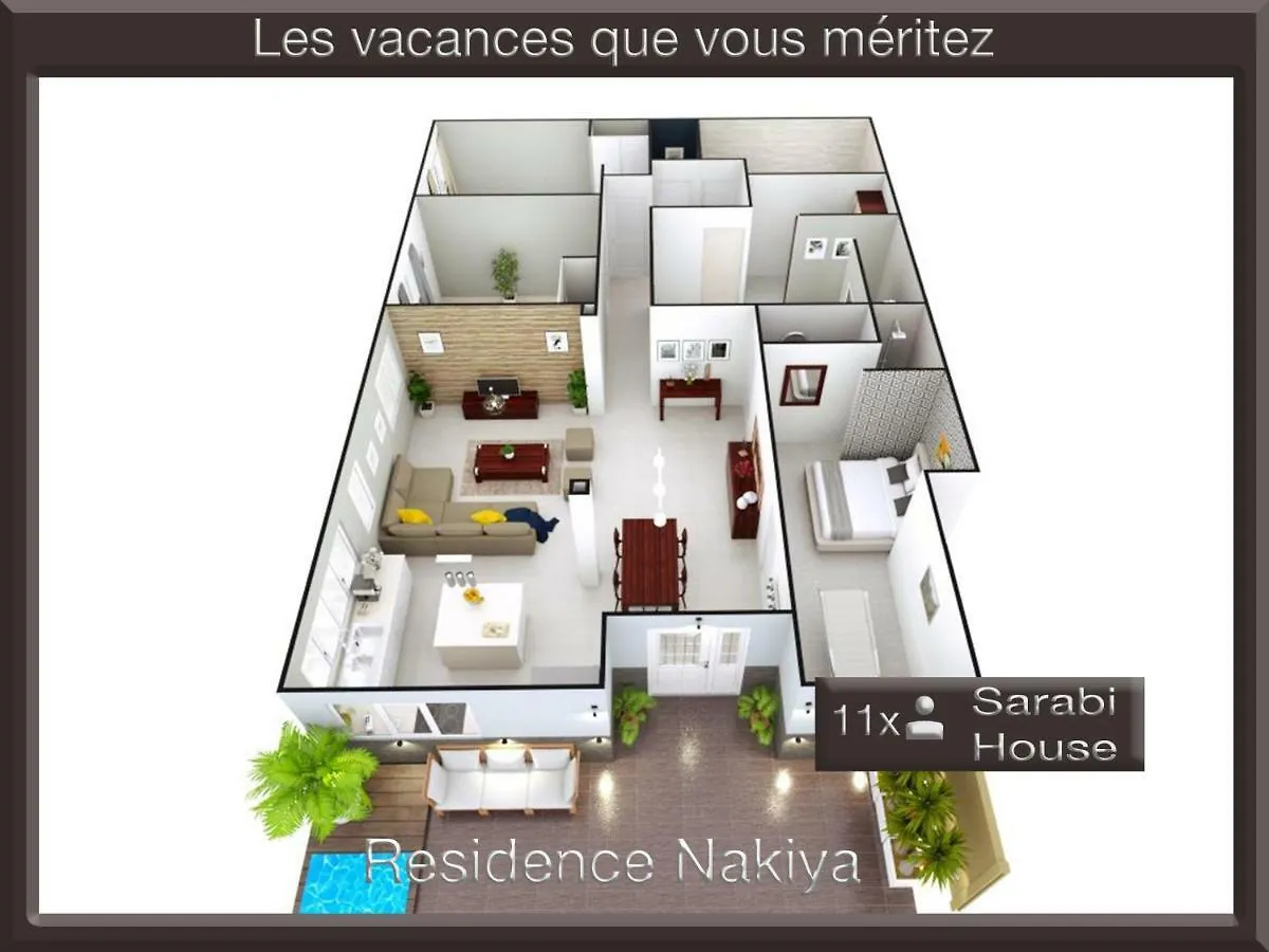 Residence Nakiya Sainte-Marie Ferienhaus